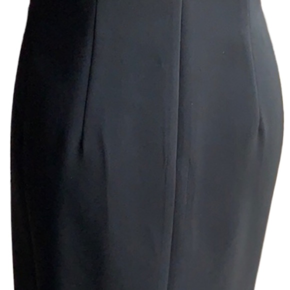 Lafayette 148 New York Faux Leather Inserts Sheath Dress - Picture 9 of 13